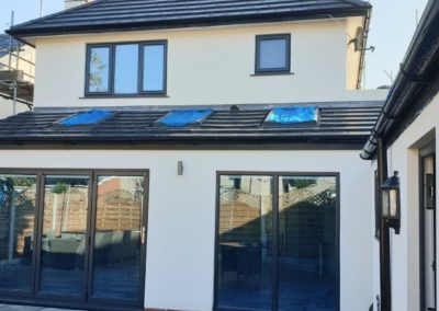 rear of house